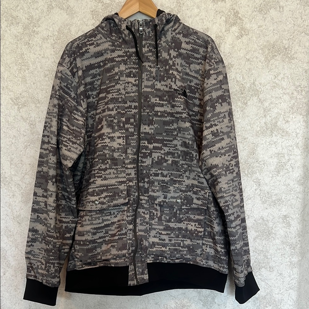 The North Face Sierra Park Geo Print‎ Full Zip Jacket with Hood  XL